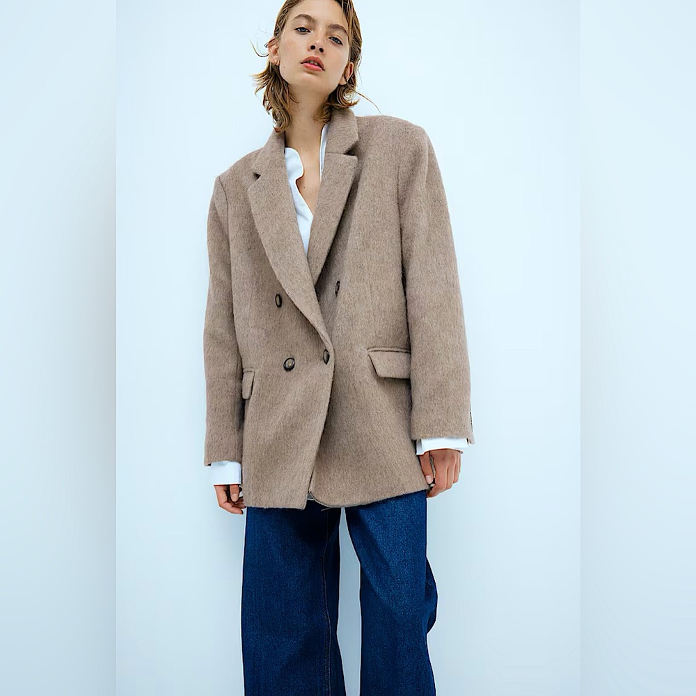 H&M DOUBLE-BREASTED BLAZER